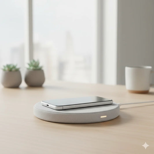 Linen Fabric Wireless Charging Pad
